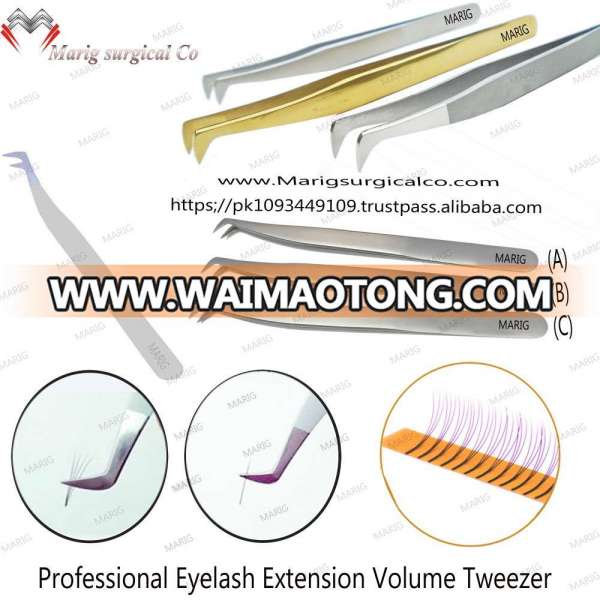 Volume Lash Tweezers / Volume Pick Up Tweezers / Get Best Volume Lash Tweezers Under Your Private Labels From Marig Surgical pak